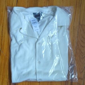 Tommy Bahama Cream Button-Up Shirt